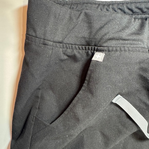 FIGS Technical Collection Zamora Scrub Pants Black Mens XL Jogger Zipper Pocket - Picture 2 of 10